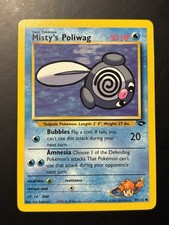 Misty's Poliwag 89/132 Common Gym Challenge Pokemon Unlimited Lightly Played