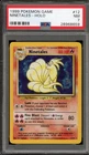 Pokemon Ninetales Base Set Unlimited Holo Rare #12 PSA 7