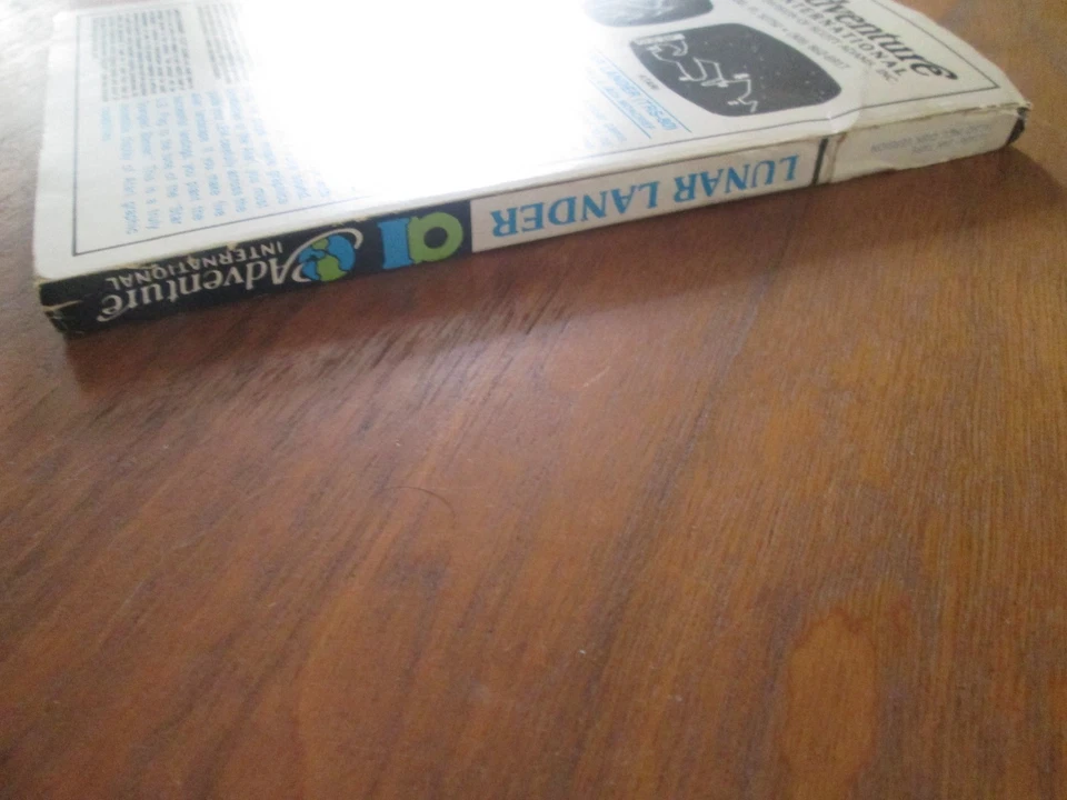 Lunar Lander TRS-80 Adventure International 1981 Game Complete in Box - Image 3 of 4