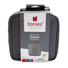 Tonies Gray Carrying Case Secure Protection for up to 10 Characters New