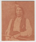Vintage 1930's R184-2 Indian Chiefs Trading Card, Red Cloud. EX