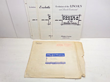 Vintage Genuine Ford Motor Company fold-out poster set Ford Mercury Lincoln 1960