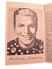 1975 First Annual Nostalgia Convention NY Program Signed Buster Crabbe
