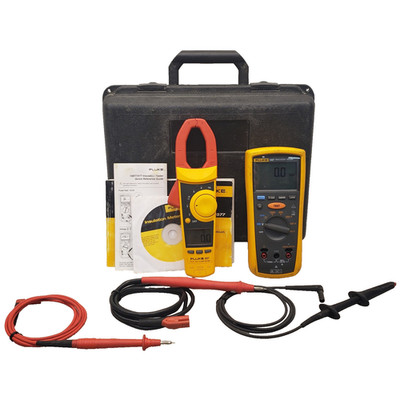 FLUKE 1507 Insulation Resistance Tester Megohmmeter 337 True-RMS Clamp Meter Kit