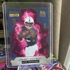 Wild Card 2022 MATTE Jahan Dotson Rookie Heat RH-13 8/10 Penn State NCAA. rookie card picture