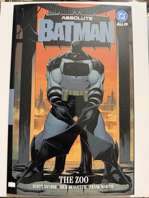 Absolute Batman Vol 1 The Zoo TPB Scott Snyder Nick Dragotta Paperback NEW 2025