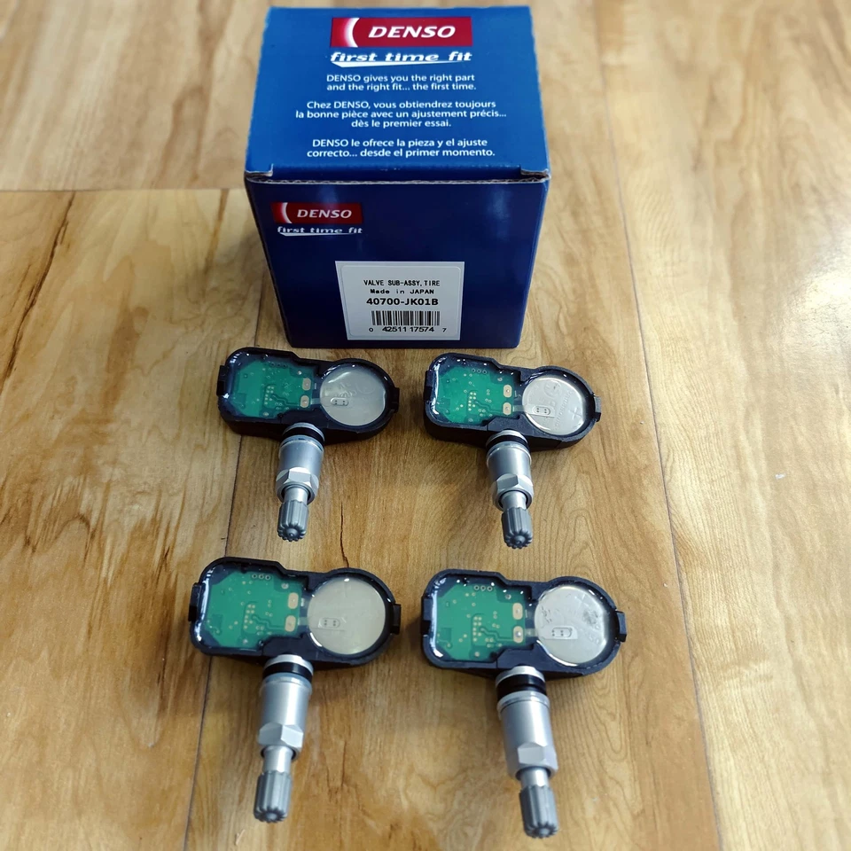 4Pcs Denso 40700-JK01B TPMS Tire Pressure Sensor For Infiniti FX35 FX45 FX50 G35 - Изображение 3 из 4