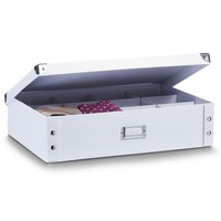 Zeller Aufbewahrungsbox Krawatten GüRtel Anzug Weiß 17769