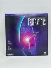 Star Trek Generations LaserDisc 1994 Sci-Fi Widescreen Edition Pioneer THX