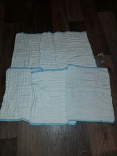 OsoCozy Prefold Cloth Diapers 6 pc 100 Cotton Small 7-15 lb White