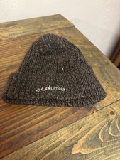 Columbia Unisex Beanie Hat Brown One Size Fits All Nice Clean Condition