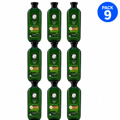 Herbal Essences Sulfate Free Hemp Oil Shampoo Frizz Control 13.5 floz 9 Pack New