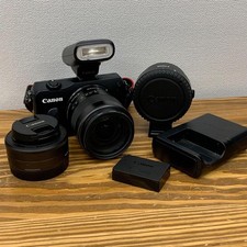 Canon EOS M Camera Kit with EF-M 18-55mm 22mm F2 Lens Speedlite 90EX