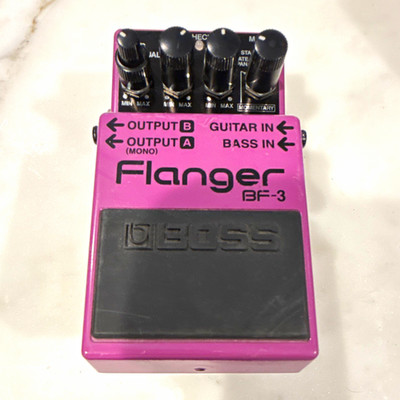 BOSS BF-3 Flanger Guitar Bass Effects Pedal w/ Genuine Boss PSA Adapter