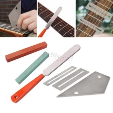 Guitar Luthier Tool Kit File Fret Crowning Rocker Fingerboard Grinding Leveling