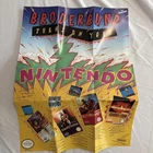 Vintage Nintendo Brøderbund Turns On Your Nintendo *12x16” Foldable Poster