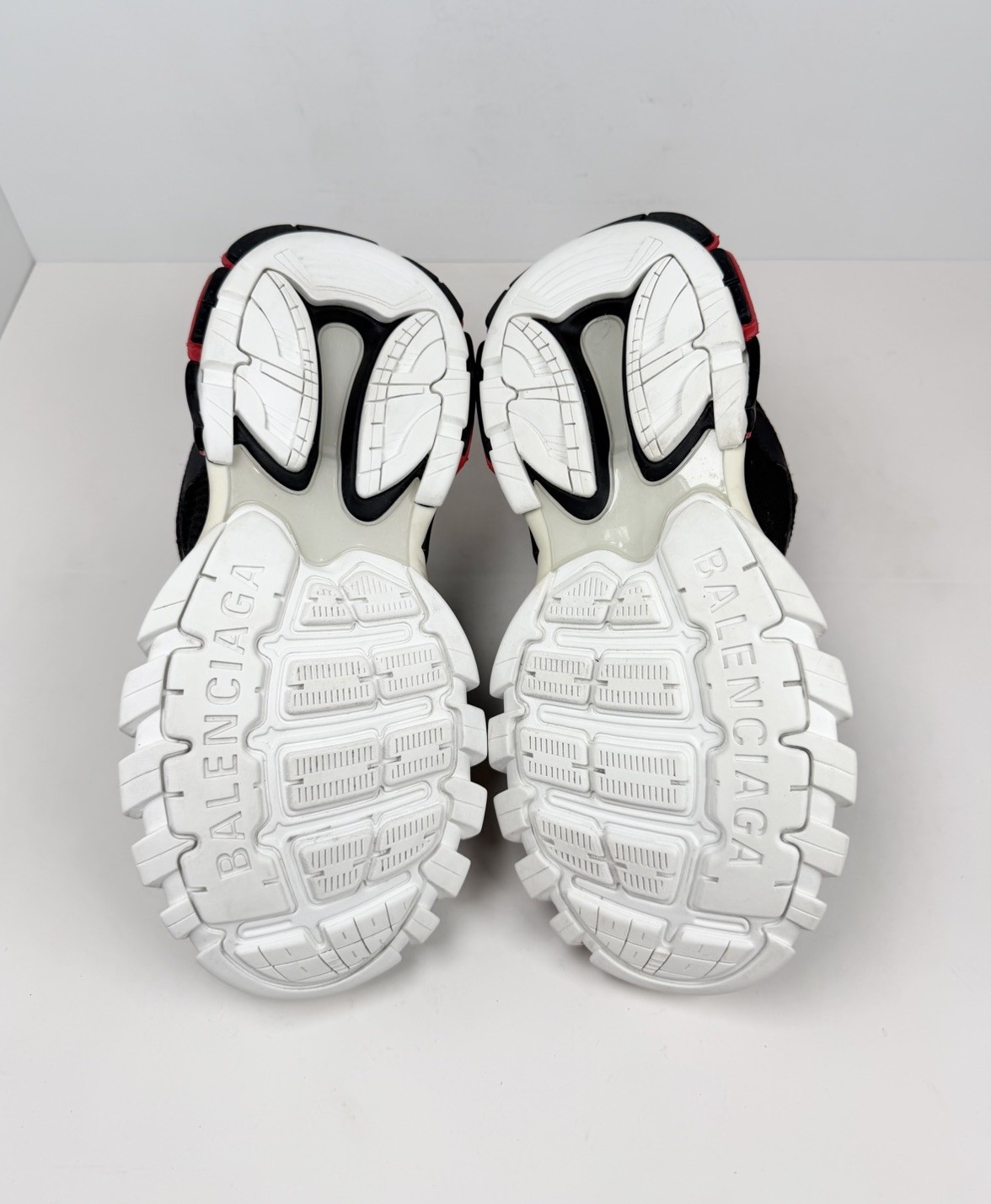 Size 43EU/10US - Balenciaga Track.3 Distressed Black/Red Trainers❤️ RETAIL $1.2K thumbnail 6