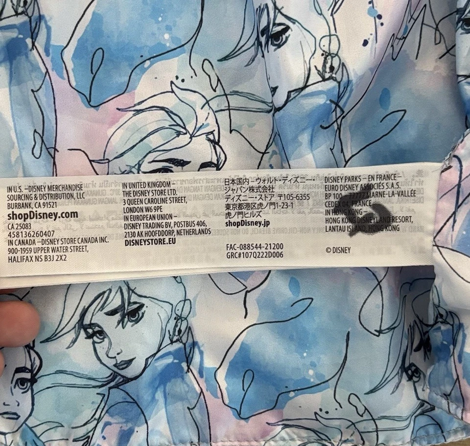 Chaqueta Plateada Capa Elsa Anna Frozen Parque Disney Talla 4 Niña Vacaciones Foto 3 de 4