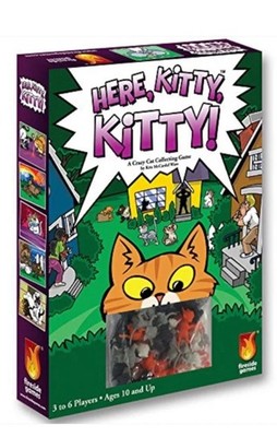 Here Kitty Kitty COMPLETE Fireside Games 2016 Cat Collecting Game Animals