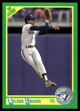 Nelson Liriano 1990 Score #77 Blue Jays MLB READ FREE SHIPPING AutographDen