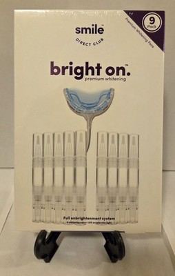 Smile Direct Club Bright On Teeth Whitening Kit | 9 Pens & LED Accelerator Light