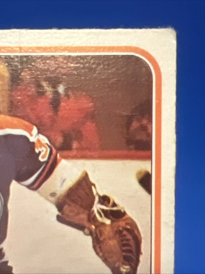 1981-82 O-Pee-Chee Andy Moog Rookie Card #120 Edmonton Oilers RC Creases - Image 4 of 4