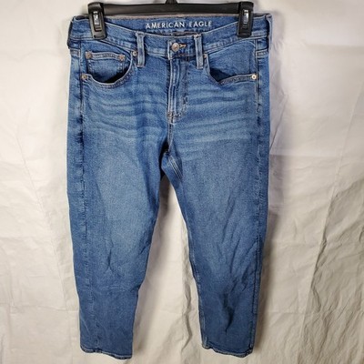 American Eagle Jeans Womens 4 Blue 90s Straight Denim Stretch Jean