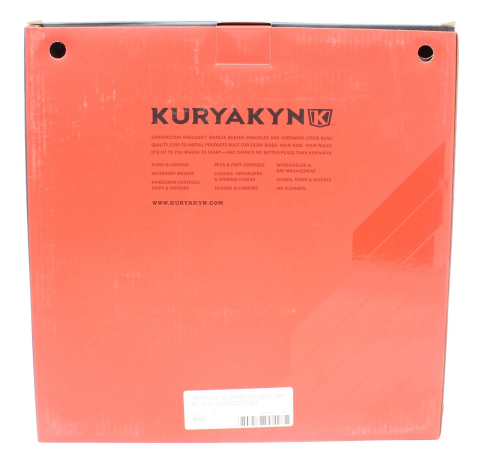 Cubierta de polea delantera Kuryakyn (cromo) número de pieza 8756 Foto 2 de 2