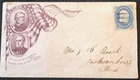63 Civil War Patriotic - Ex Rare Gen Scott & Gen Anderson on Flag W/PF Cert.