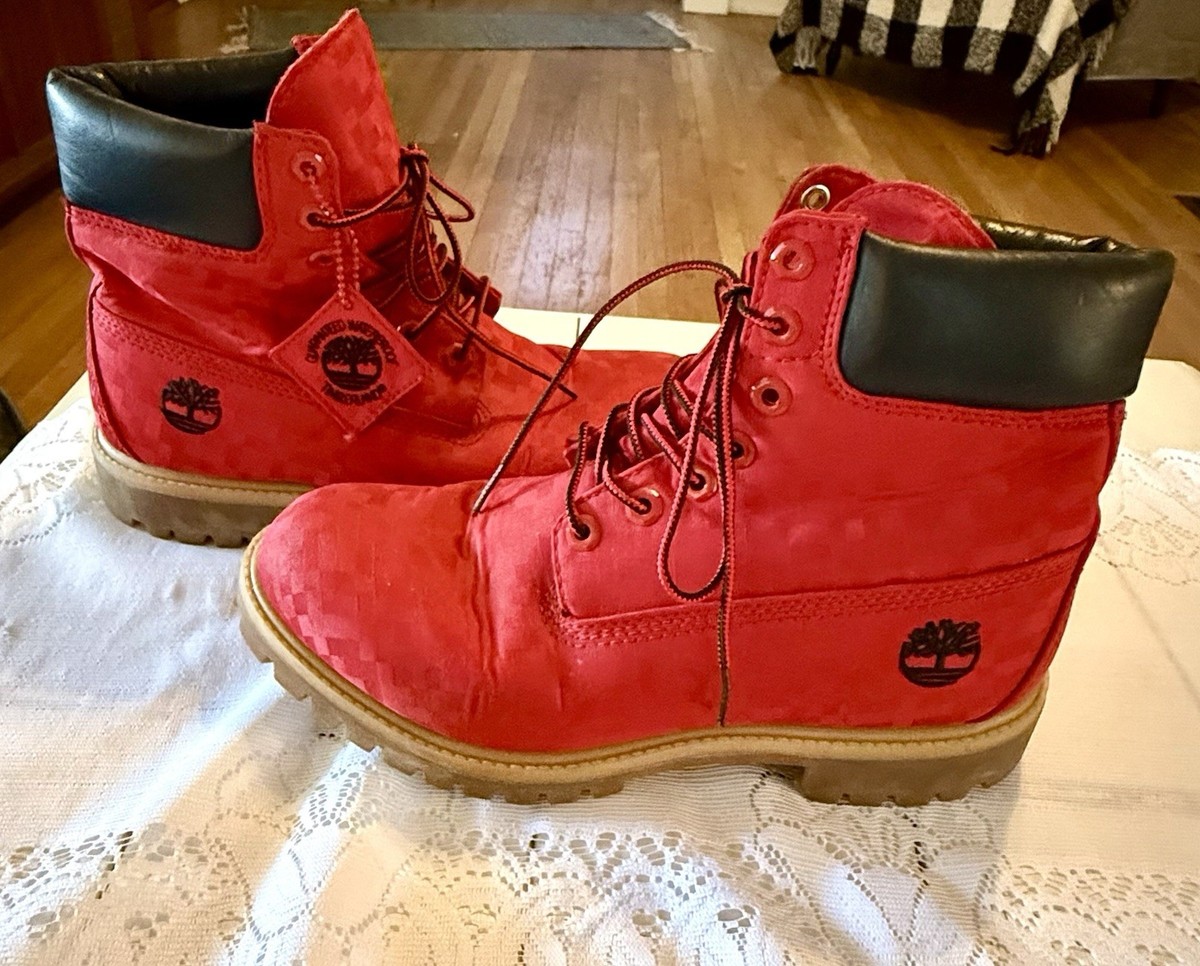 美品✨【Timberland】CLASSIC OX 45☆レッド☆26cm Amazon.com | Timberland Men's Heritage 6 Inch Lace Up