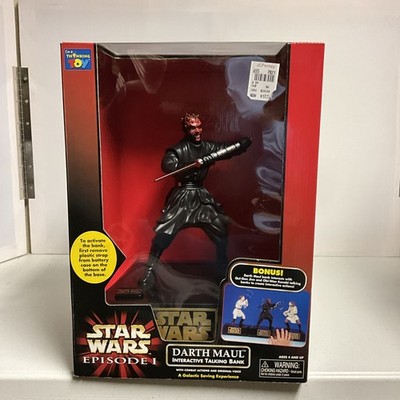 Star Wars Episode 1 Darth Maul Interactive Talking Bank w/Combat