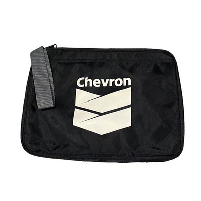 Leed s Chevron toiletry bag 10 X 8 Inches Black