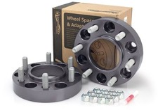 Spidertrax Whs036g Wheel Spacer 6 X 5.50in Bolt Pattern Anodized Gray Set Of 2