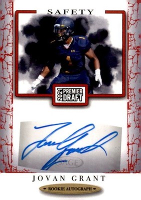 2021 Sage Premier Draft Jovan Grant Rookie Autograph #A31