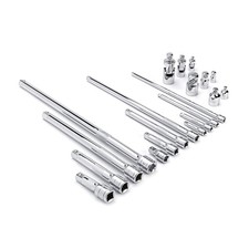 Gearwrench 20 Pc 14 38 12 Drive Extension U-joint Adapter Socket Set Gearwrench 20 Pc 14 38 12 Drive Extension U-joint Adapter Socket Set
