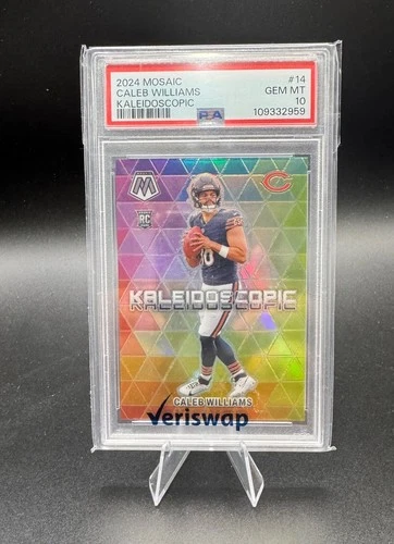 2024 Panini Mosaic Caleb Williams Kaleidoscopic SSP PSA 10 (RC)