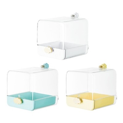 Parrot Shower Box Parrot Bathtub Feeding Tray for Budgies Cockatiels Lovebirds