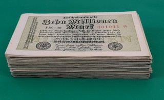10 Zehn Millionen Mark 1923 170x Reichsbanknote LOT
