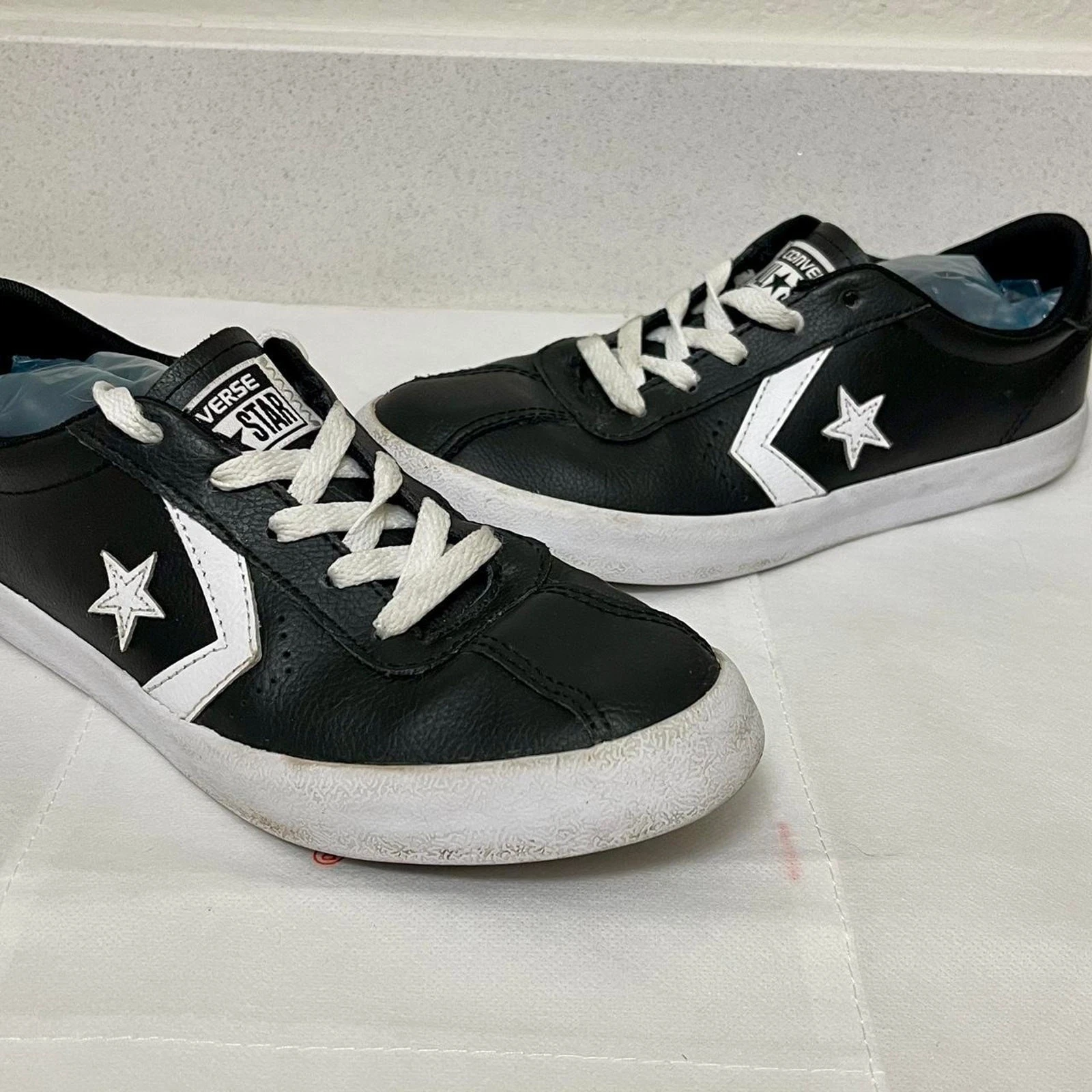 SCARPA SNEAKER CONVERSE STAR IN VERA PELLE US 4 EU36 UK 3 5