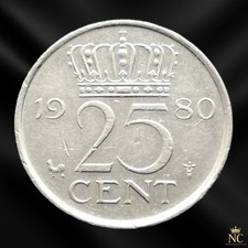 Pays-Bas – 1980 – 25 cents Juliana (N1950)