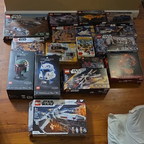 LEGO Star Wars, Speed Champions, Creator, Icons Complete Sets Lot Boba Fett Rex