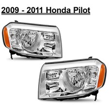 Headlights Assembly For 2009 2010 2011 Honda Pilot Headlamps Replacement Lh Rh