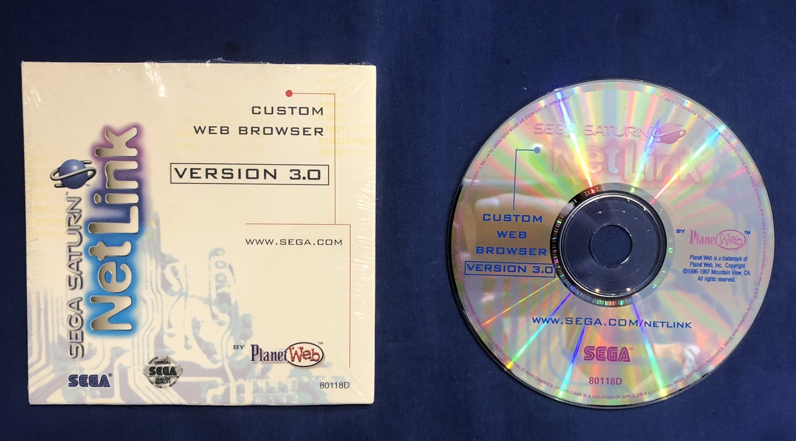 Net Link Custom Web Browser Version 3.0 (Sega Saturn)