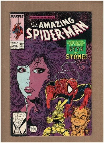 Amazing Spider-Man #309 Marvel Comics 1988 Todd McFarlane MARY JANE GD/VG 3.0