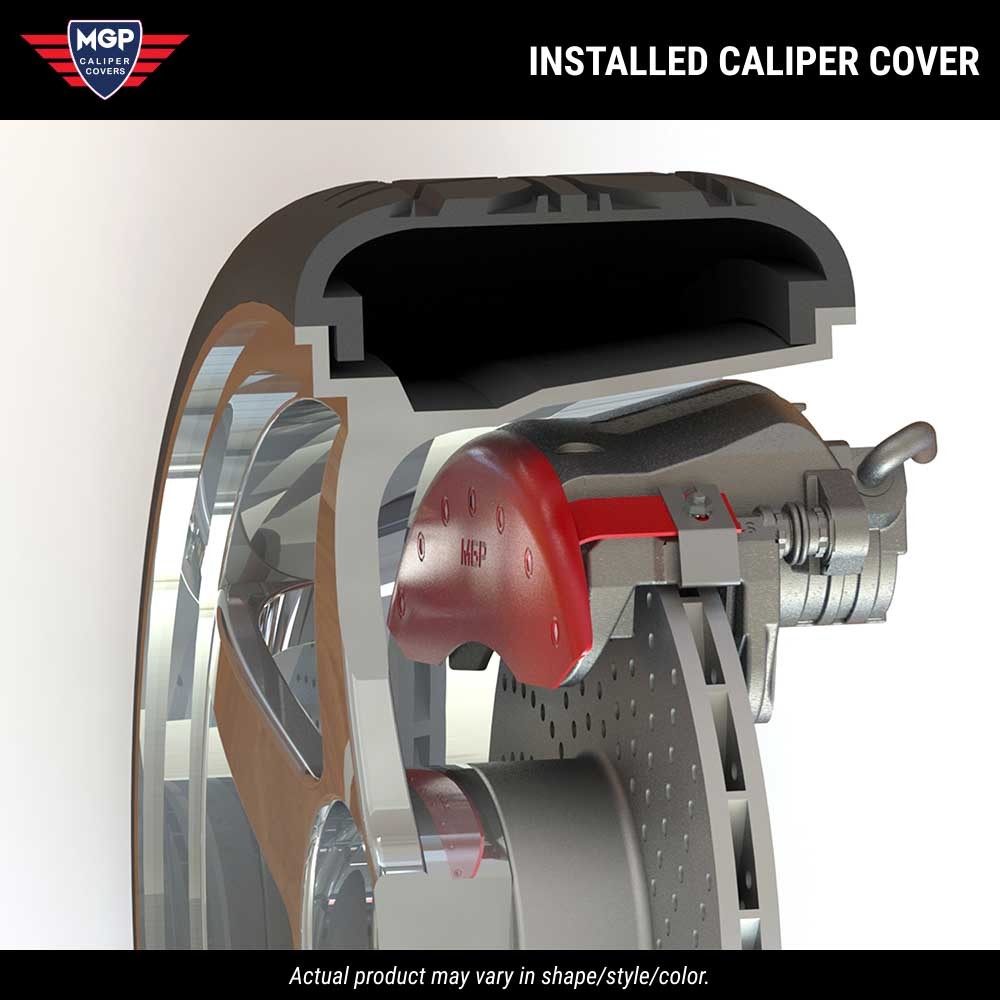 For Maserati Quattroporte 06 07 Front Rear Set MGP Disc Brake Caliper Cover CSW