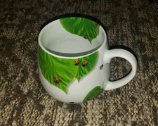 Konitz Germany Ladybug Leaf Snuggle Mug