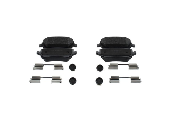 Bosch Bremsbelagsatz, Scheibenbremse Hinten FüR Audi Seat Skoda VW-image