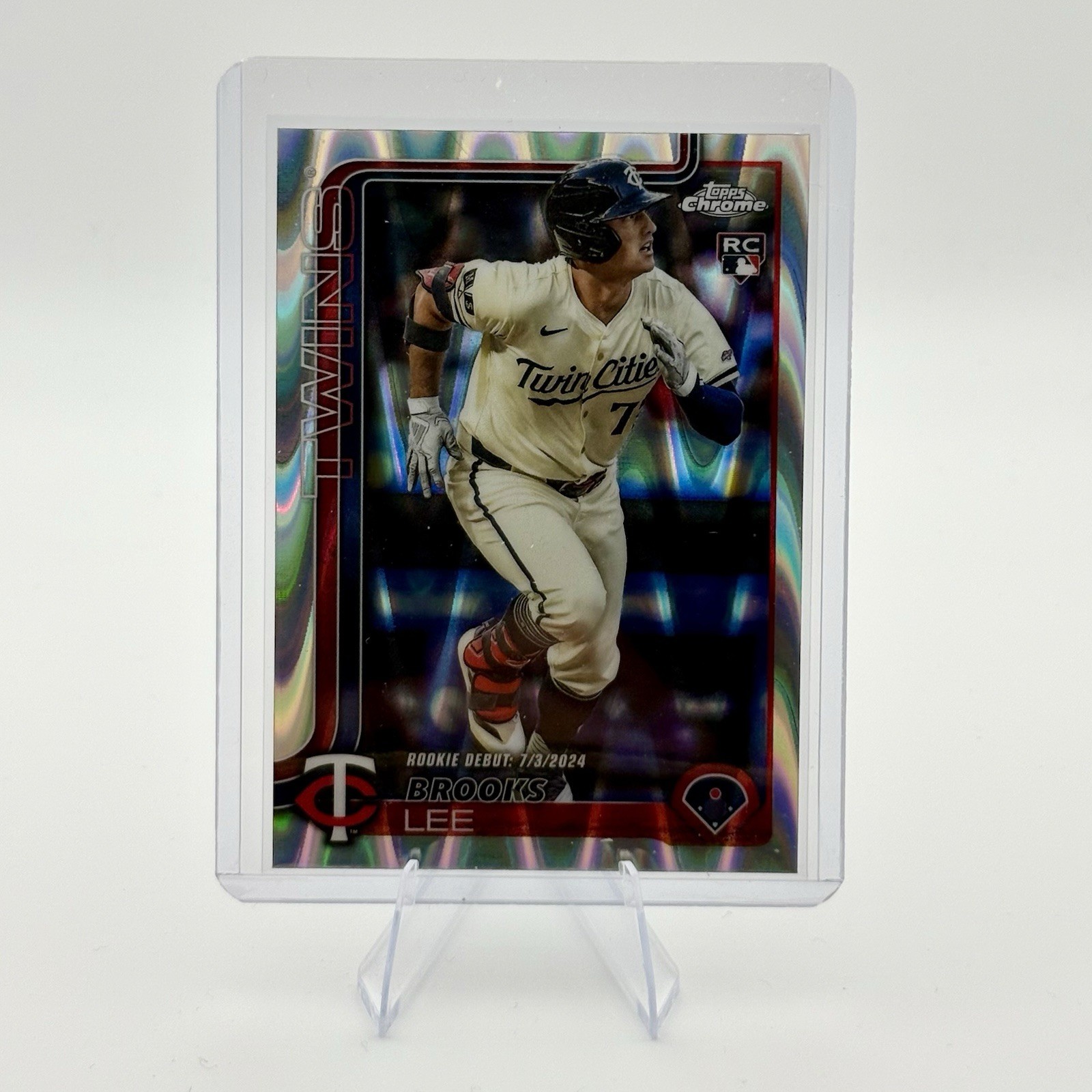 Brooks Lee (RC) - 2025 Topps Chrome Update Rookie Debut #234 RayWave Refractor