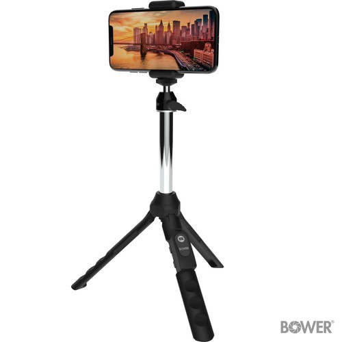 Bower 6-In-1 Multi Selfie Tripod w/ Rechargeable Smartphone & Gopro Mount -Black - 第 6/12 張圖片