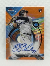 2023 Topps Finest - Finest Autographs JJ Bleday #FA-JB Orange Wave Refractor /25